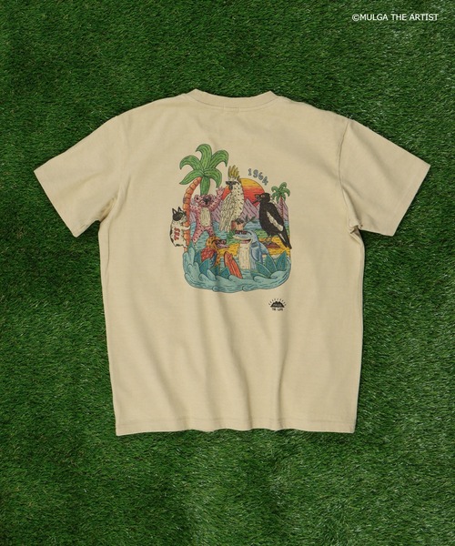 The Endless Summer（エンドレスサマー）の「TES×MULGA THE LIFE T-001 / Tシャツ（Tシャツ/カットソー・メンズ・ホワイト/ベージュ・LARGE/X-LARGE/SMALL/MEDIUM）」の11枚目の写真