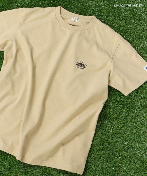 The Endless Summer（エンドレスサマー）の「TES×MULGA THE LIFE T-001 / Tシャツ（Tシャツ/カットソー・メンズ・ホワイト/ベージュ・LARGE/X-LARGE/SMALL/MEDIUM）」の12枚目の写真