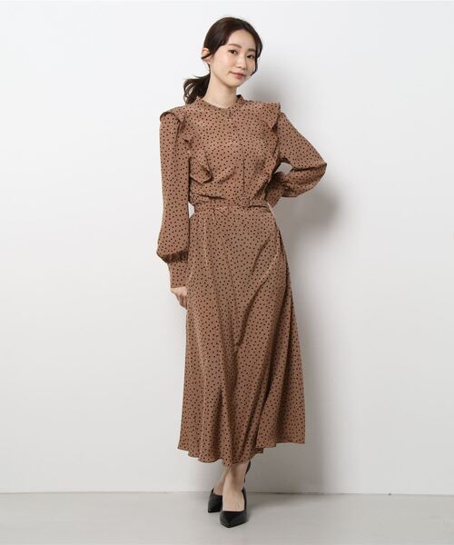 ワンピース Allureville アルアバイル のワンピース ドットサイドフリルワンピース 2210 14 110 を購入できます Allureville ワンピース ドレス ドットサイドフリルワンピース ワンピース Allureville アルアバイル のファッション アウトレット新品