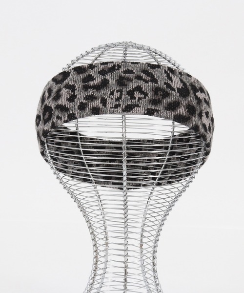 CAMBIO(カンビオ)の「mko10276-Leopard Jacquard Hair Band ヘアバンド(その他ヘアアクセサリー・メンズ・ベージュ/チャコール・FREE)」の11枚目の写真