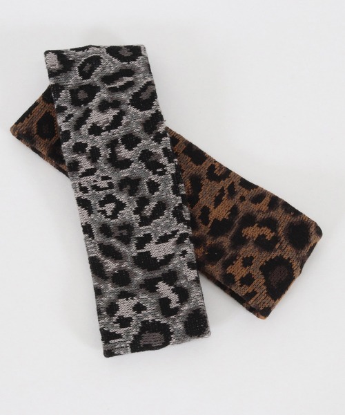 CAMBIO(カンビオ)の「mko10276-Leopard Jacquard Hair Band ヘアバンド(その他ヘアアクセサリー・メンズ・ベージュ/チャコール・FREE)」の7枚目の写真