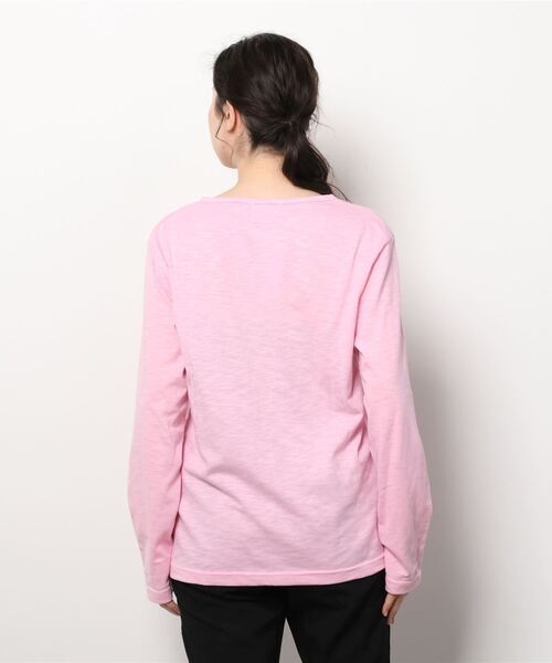 INNOCENT(イノセント)の「『RDS』キーネックスラブ天竺カットソー(Tシャツ/カットソー・レディース・ホワイト/ブラック/ネイビー/グレー/カーキ/ライトピンク・MEDIUM/X-LARGE/LARGE)」の8枚目の写真