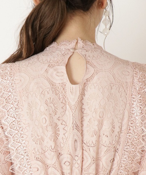 WILLSELECTION（ウィルセレクション）の「プチハイネックレースワンピース（ワンピース・レディース・オフホワイト/ピンク/ブラック/ブルー・MEDIUM）」の21枚目の写真