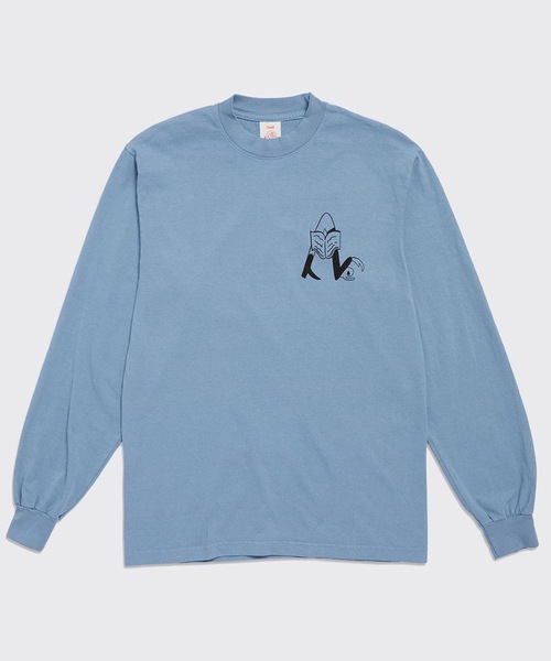 bonjour records（ボンジュールレコーズ）の「【ACTUAL SOURCE】 Reading Techniques LS TEE（Tシャツ/カットソー・メンズ・ブルー・L/M/S/XL）」の4枚目の写真