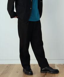 B:MING by BEAMS | B:MING by BEAMS / NOMAD ウール調 2プリーツ イージースラックス (セットアップ対応)(スラックス)