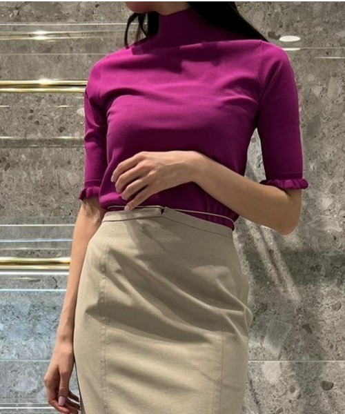 LE CIEL BLEU ピンク ニット