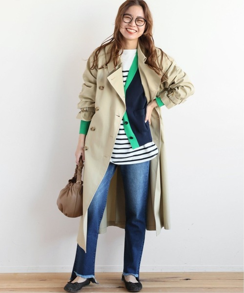 JOURNAL STANDARD relume（ジャーナルスタンダード　レリューム）の「《追加》コットンツイルトレンチコート◆（トレンチコート・レディース・ベージュ・36/38）」の7枚目の写真