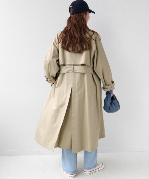 JOURNAL STANDARD relume（ジャーナルスタンダード　レリューム）の「《追加》コットンツイルトレンチコート◆（トレンチコート・レディース・ベージュ・36/38）」の6枚目の写真