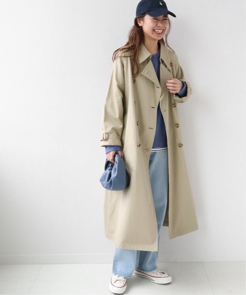 JOURNAL STANDARD relume（ジャーナルスタンダード　レリューム）の「《追加》コットンツイルトレンチコート◆（トレンチコート・レディース・ベージュ・36/38）」の3枚目の写真