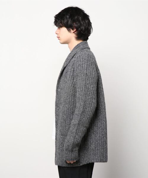 ROBERTO COLLINA(ロベルトコリーナ)の「ROBERTO COLLINA / "ARC5" ニットカーディガン(カーディガン/ボレロ・メンズ・ベージュ/グレー・LARGE/SMALL/MEDIUM)」の3枚目の写真
