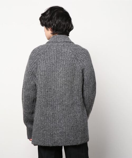 ROBERTO COLLINA(ロベルトコリーナ)の「ROBERTO COLLINA / "ARC5" ニットカーディガン(カーディガン/ボレロ・メンズ・ベージュ/グレー・LARGE/SMALL/MEDIUM)」の4枚目の写真