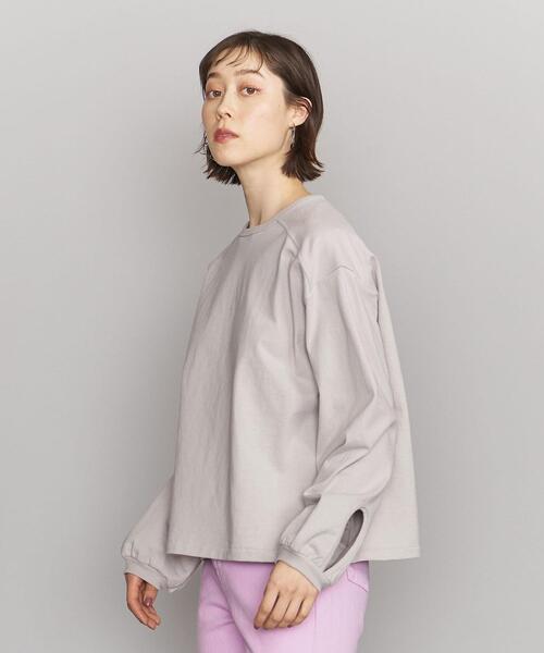 automills(オートミルズ)の「【別注】<automills>バックホール オーバーカットソー(Tシャツ/カットソー・レディース・ホワイト/ピンク/ダークグレー・FREE)」の9枚目の写真