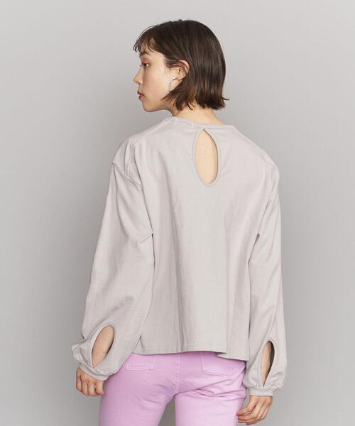 automills(オートミルズ)の「【別注】<automills>バックホール オーバーカットソー(Tシャツ/カットソー・レディース・ホワイト/ピンク/ダークグレー・FREE)」の10枚目の写真