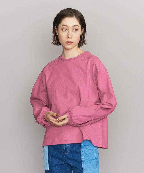automills(オートミルズ)の「【別注】<automills>バックホール オーバーカットソー(Tシャツ/カットソー・レディース・ホワイト/ピンク/ダークグレー・FREE)」の11枚目の写真