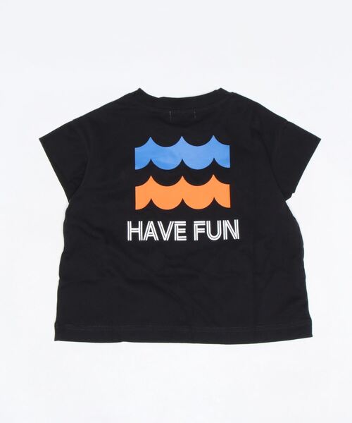 RAGMART(ラグマート)の「立体ポケットTシャツ(Tシャツ/カットソー・キッズ・ブラック×ホワイト/ブラック/ドット・130cm/100cm/120cm/110cm)」の6枚目の写真