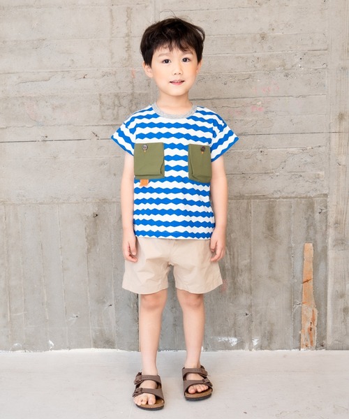 RAGMART(ラグマート)の「立体ポケットTシャツ(Tシャツ/カットソー・キッズ・ブラック×ホワイト/ブラック/ドット・130cm/100cm/120cm/110cm)」の11枚目の写真