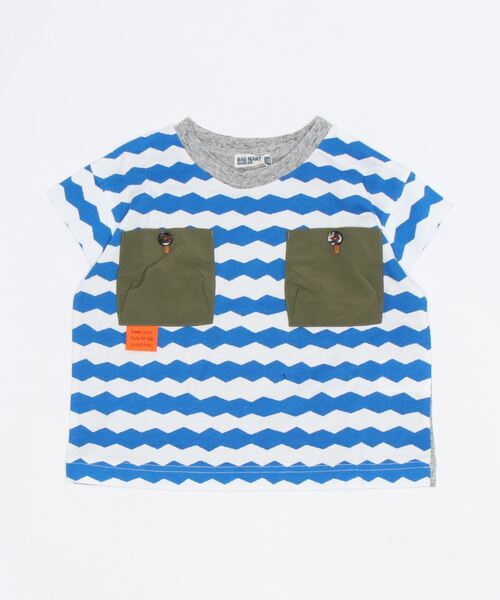 RAGMART(ラグマート)の「立体ポケットTシャツ(Tシャツ/カットソー・キッズ・ブラック×ホワイト/ブラック/ドット・130cm/100cm/120cm/110cm)」の17枚目の写真