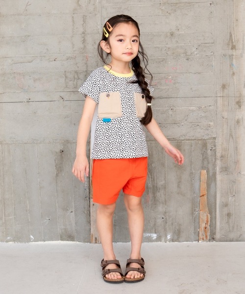 RAGMART(ラグマート)の「立体ポケットTシャツ(Tシャツ/カットソー・キッズ・ブラック×ホワイト/ブラック/ドット・130cm/100cm/120cm/110cm)」の14枚目の写真