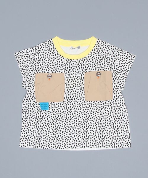 RAGMART(ラグマート)の「立体ポケットTシャツ(Tシャツ/カットソー・キッズ・ブラック×ホワイト/ブラック/ドット・130cm/100cm/120cm/110cm)」の18枚目の写真