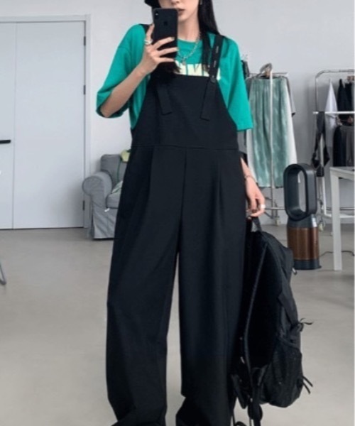 sakishimatokyo（サキシマトーキョー）の「オーバーオール（サロペット/オーバーオール・レディース・ブラック/ネイビー/モカ・FREE）」の7枚目の写真