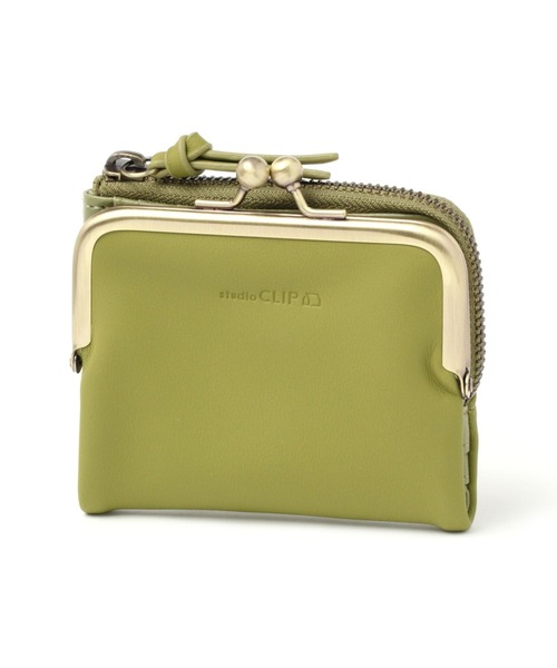 studio CLIP（スタディオクリップ）の「がま口ソフト財布（財布・レディース・ブラウン/グリーン/アイボリー/サックスブルー/ピンク・FREE）」の3枚目の写真