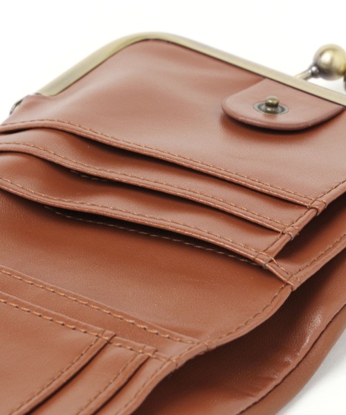 studio CLIP（スタディオクリップ）の「がま口ソフト財布（財布・レディース・ブラウン/グリーン/アイボリー/サックスブルー/ピンク・FREE）」の7枚目の写真