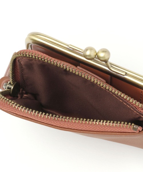 studio CLIP（スタディオクリップ）の「がま口ソフト財布（財布・レディース・ブラウン/グリーン/アイボリー/サックスブルー/ピンク・FREE）」の15枚目の写真