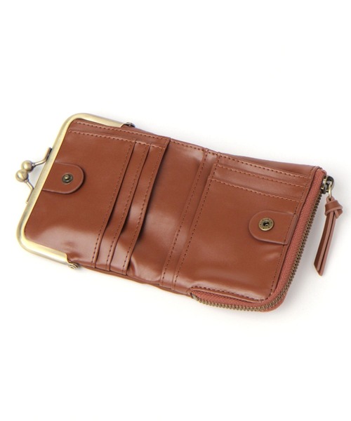 studio CLIP（スタディオクリップ）の「がま口ソフト財布（財布・レディース・ブラウン/グリーン/アイボリー/サックスブルー/ピンク・FREE）」の11枚目の写真