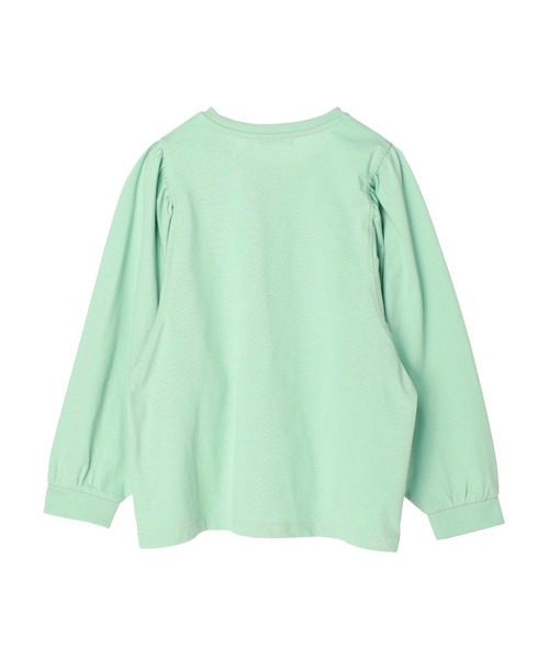 AMERICAN HOLIC(アメリカンホリック)の「袖ギャザーカットプルオーバー(Tシャツ/カットソー・レディース・オフホワイト/サックスブルー/ミント/ダークネイビー・M/L)」の12枚目の写真