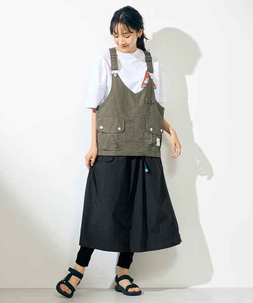 SHARE PARK(シェアパーク)の「【LADIES】撥水加工 マウンテンスカート(スカート・レディース・アイボリー系/ブラック系・SMALL/MEDIUM)」の17枚目の写真