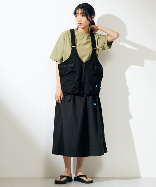 SHARE PARK(シェアパーク)の「【LADIES】撥水加工 マウンテンスカート(スカート・レディース・アイボリー系/ブラック系・SMALL/MEDIUM)」の18枚目の写真