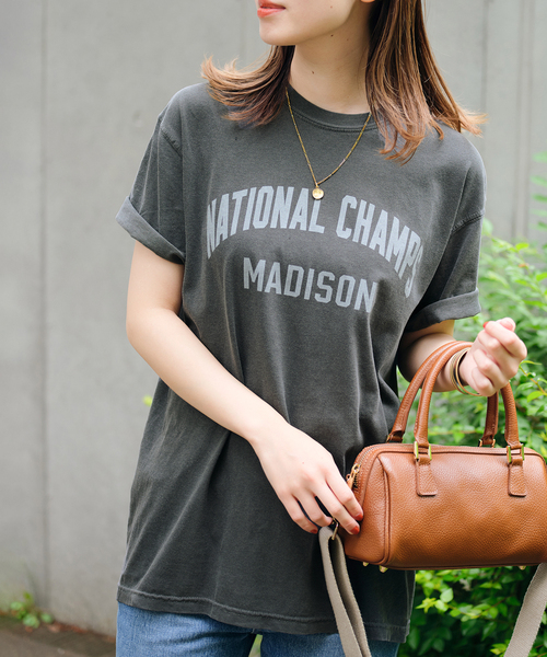 JOURNAL STANDARD（ジャーナルスタンダード）の「MADISONロゴTシャツ（Tシャツ/カットソー・レディース・ホワイト/ネイビー/ブラック系その他・FREE）」の3枚目の写真