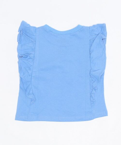 Life Support Products(ライフサポートプロダクツ)の「【コットンUSA】ラッフルTシャツ(80~150cm)(Tシャツ/カットソー・キッズ・レッド/ブルー/チャコール/ミント・90/100/110/120/80/130/95/140/150)」の5枚目の写真