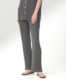 qualite | 《セットアップ対応》リブニットスリットパンツ(その他パンツ)