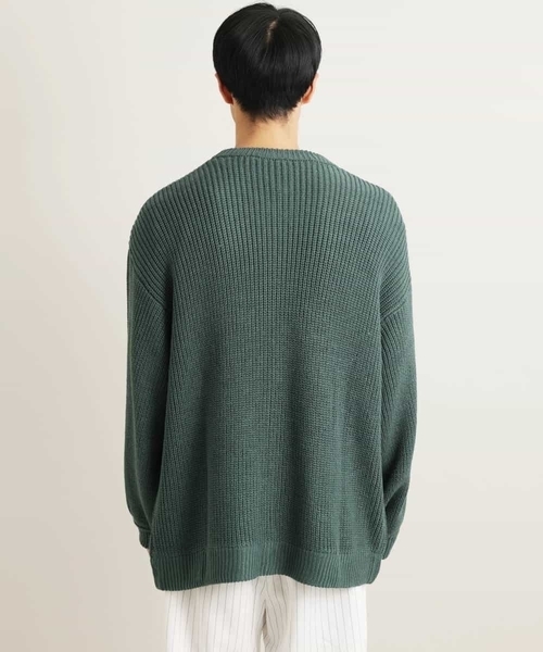 MK MICHEL KLEIN HOMME (エムケーミッシェルクランオム)の「ニットカーディガン(カーディガン/ボレロ・メンズ・ライトブルー/グリーン/ホワイト・46/48)」の6枚目の写真