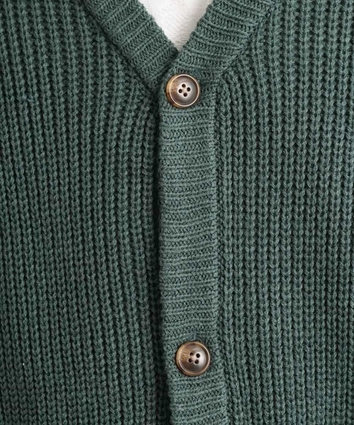 MK MICHEL KLEIN HOMME (エムケーミッシェルクランオム)の「ニットカーディガン(カーディガン/ボレロ・メンズ・ライトブルー/グリーン/ホワイト・46/48)」の9枚目の写真