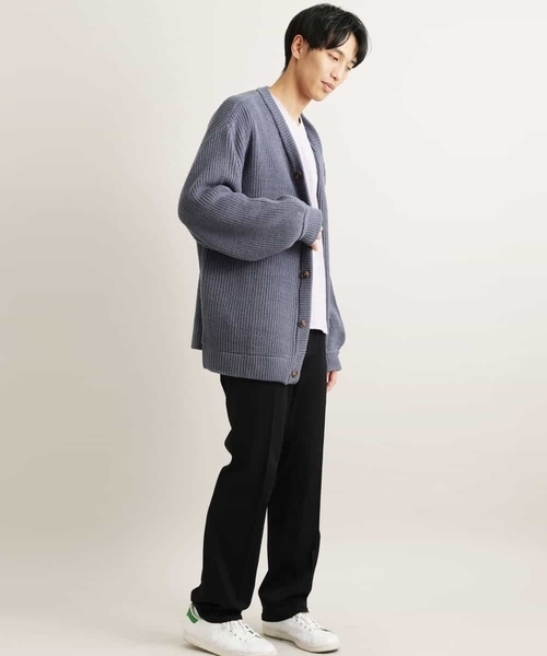 MK MICHEL KLEIN HOMME (エムケーミッシェルクランオム)の「ニットカーディガン(カーディガン/ボレロ・メンズ・ライトブルー/グリーン/ホワイト・46/48)」の10枚目の写真
