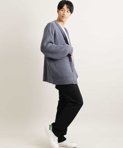MK MICHEL KLEIN HOMME (エムケーミッシェルクランオム)の「ニットカーディガン(カーディガン/ボレロ・メンズ・ライトブルー/グリーン/ホワイト・46/48)」の11枚目の写真
