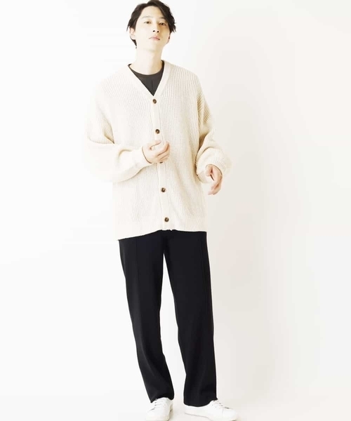 MK MICHEL KLEIN HOMME (エムケーミッシェルクランオム)の「ニットカーディガン(カーディガン/ボレロ・メンズ・ライトブルー/グリーン/ホワイト・46/48)」の19枚目の写真