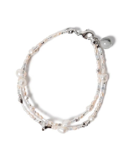 Mars pearl double bracelet / マーズパールダブルブレスレット【公式 
