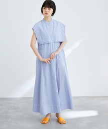 ADAM ET ROPE'（アダムエロペ）の「【一部直営店舗・WEB限定】オーバーヨークフレアワンピース（ワンピース・レディース）」