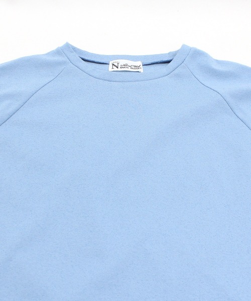 RNA-N（アールエヌエーエヌ）の「M1879 ブークレー天竺キャップスリーブTシャツ（Tシャツ/カットソー・レディース・グレー/ブルー/ナチュラル・MEDIUM）」の12枚目の写真