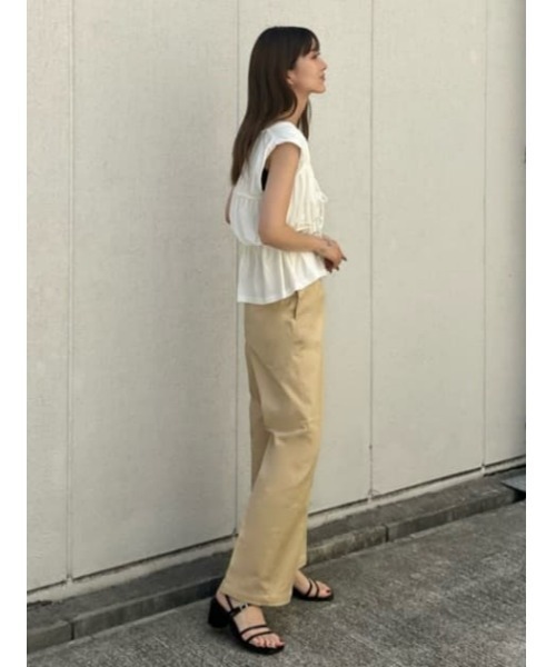 MOUSSY(マウジー)の「STRAIGHT CHINO パンツ(チノパンツ・レディース・ネイビー/ライトベージュ・1/2/0)」の17枚目の写真