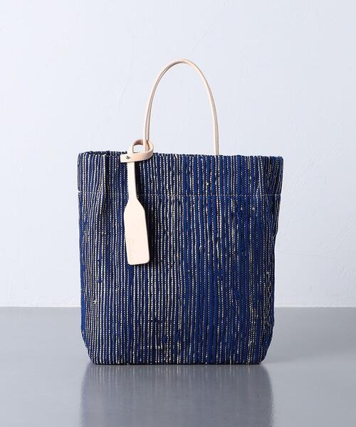 EleSac（エルサック）の「＜ELESAC＞NEO PAPIRO トートバッグ（トートバッグ・レディース・オレンジ/コバルトブルー・FREE）」の4枚目の写真