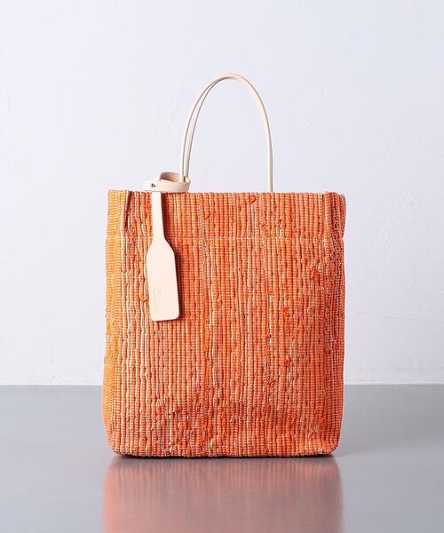 EleSac（エルサック）の「＜ELESAC＞NEO PAPIRO トートバッグ（トートバッグ・レディース・オレンジ/コバルトブルー・FREE）」の7枚目の写真