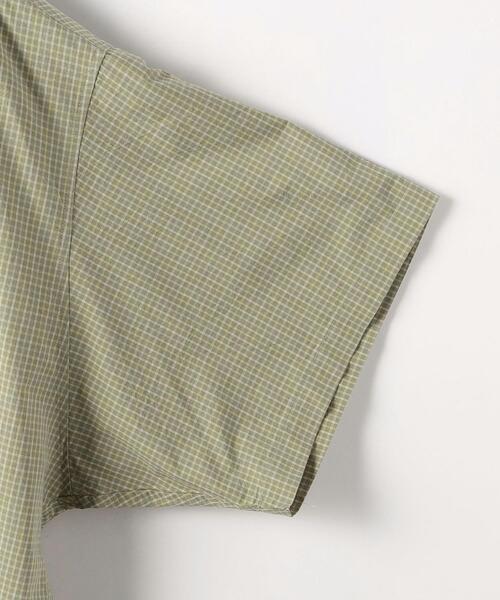 wonderland(ワンダーランド)の「<wonderland> BIG CHECK SHORT SLEEVE SHIRT/シャツ(シャツ/ブラウス・メンズ・ブラック/オリーブ・1/0)」の5枚目の写真
