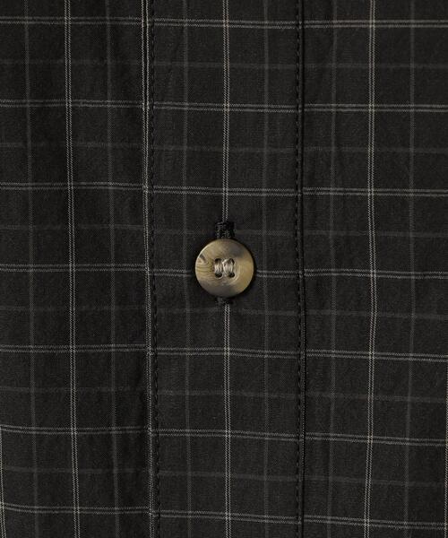 wonderland(ワンダーランド)の「<wonderland> BIG CHECK SHORT SLEEVE SHIRT/シャツ(シャツ/ブラウス・メンズ・ブラック/オリーブ・1/0)」の9枚目の写真