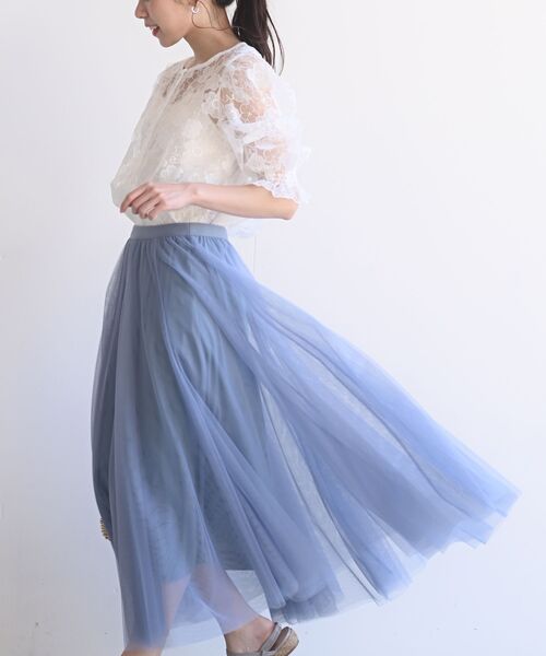 rps（アールピーエス）の「総レースキャンディ袖カーディガン（カーディガン/ボレロ・レディース・アイボリー/オフホワイト/ホワイト系その他4/ホワイト系その他2・M）」の6枚目の写真