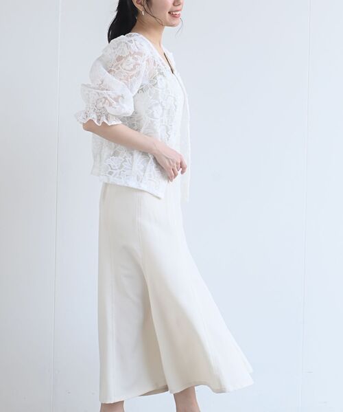 rps（アールピーエス）の「総レースキャンディ袖カーディガン（カーディガン/ボレロ・レディース・アイボリー/オフホワイト/ホワイト系その他4/ホワイト系その他2・M）」の16枚目の写真