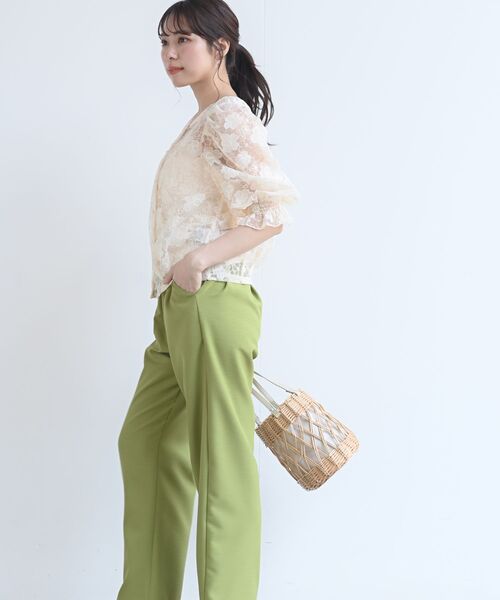 rps（アールピーエス）の「総レースキャンディ袖カーディガン（カーディガン/ボレロ・レディース・アイボリー/オフホワイト/ホワイト系その他4/ホワイト系その他2・M）」の22枚目の写真